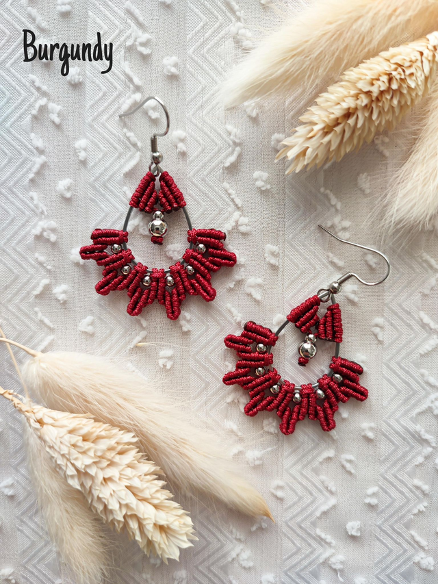 Boucles d'oreilles "GERALDINE" - Argenté