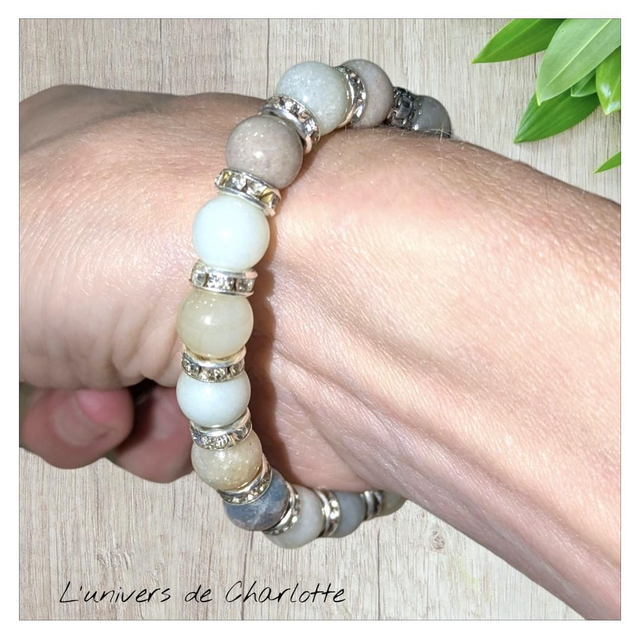 Bracelet "Amazonite" 8mm BR-122