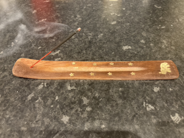 Incense Holder, Elephant &amp; Star Design