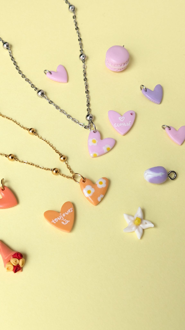Collier cœur fleuri CŒUR COMBLÉ – Fête des Mères