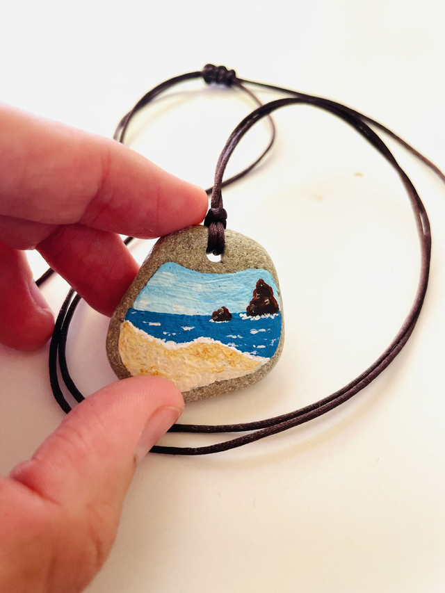 Colar Ilustrado Praia