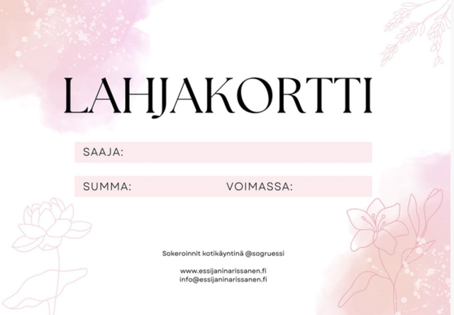 LAHJA - Sokerointi Juankoski
