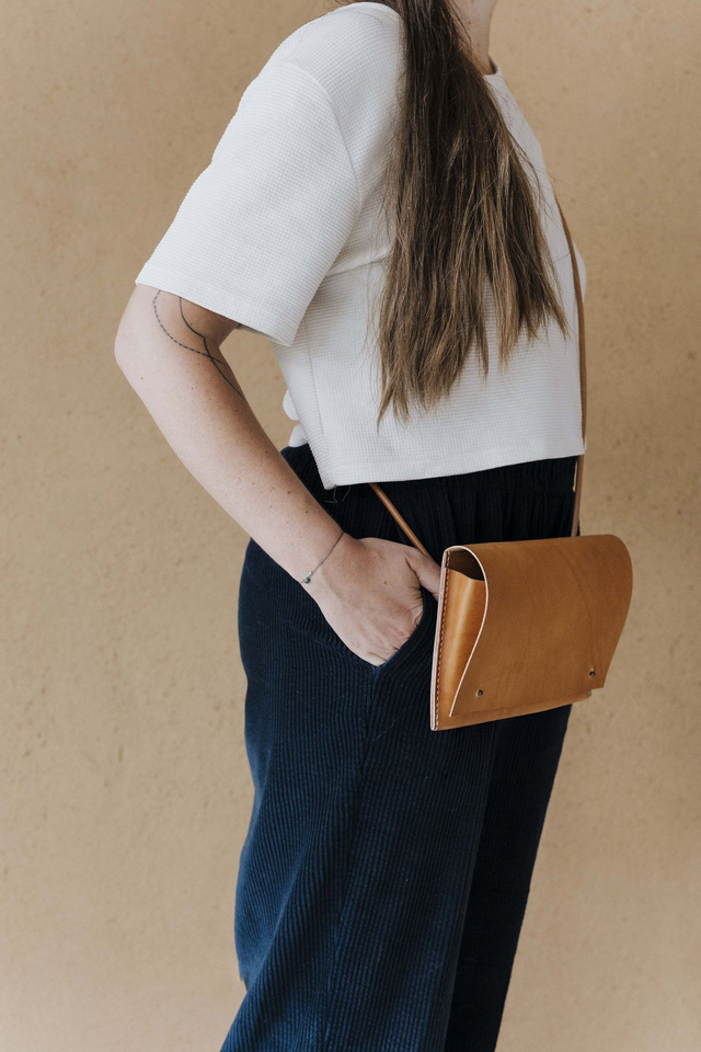 SAOIRSE - shoulder leather bag - EN
