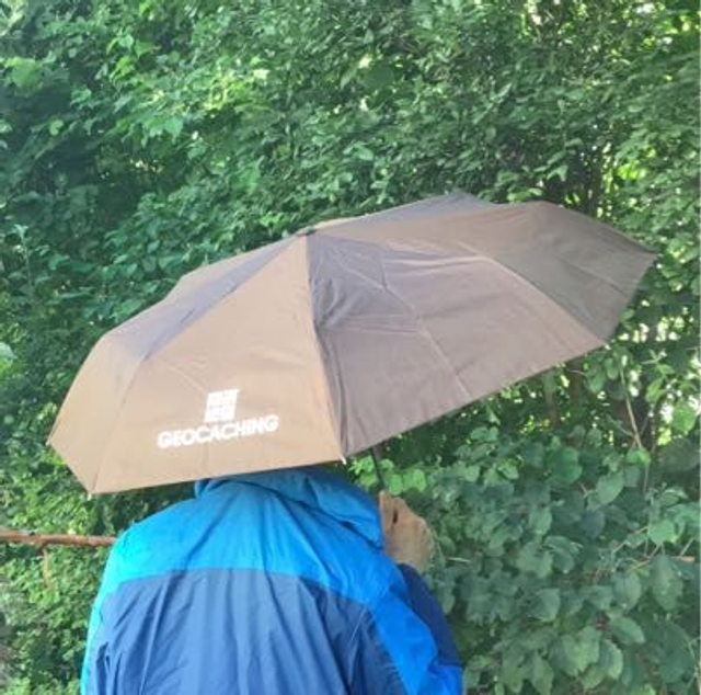 Geocaching-Schirm