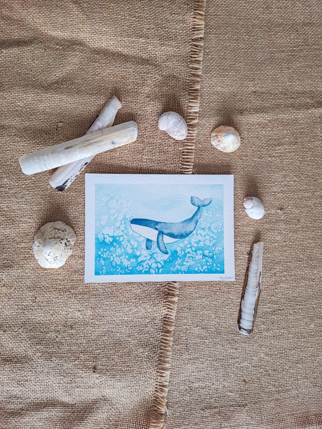 Affiche Fine Art Baleine 