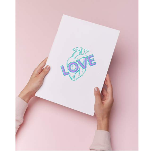 Love Heart Art Print