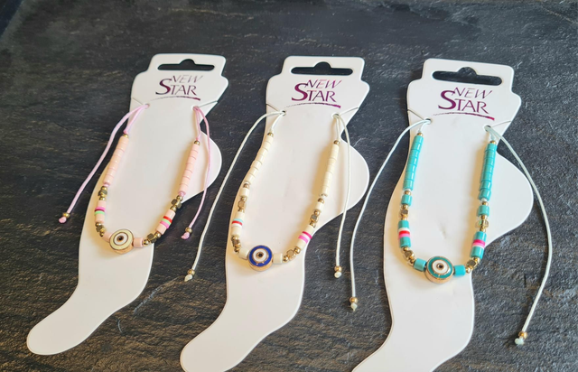 Bracelets de cheville réglables "Œil qui voit tout"