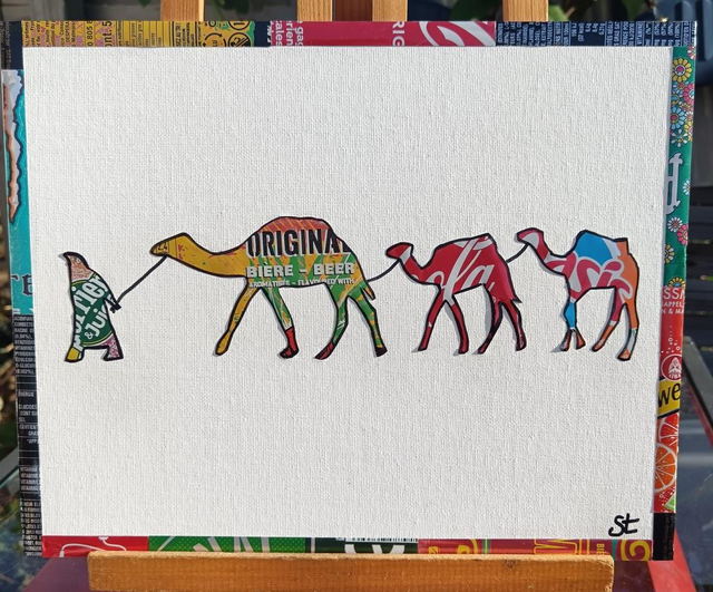 Tableau dromadaires 