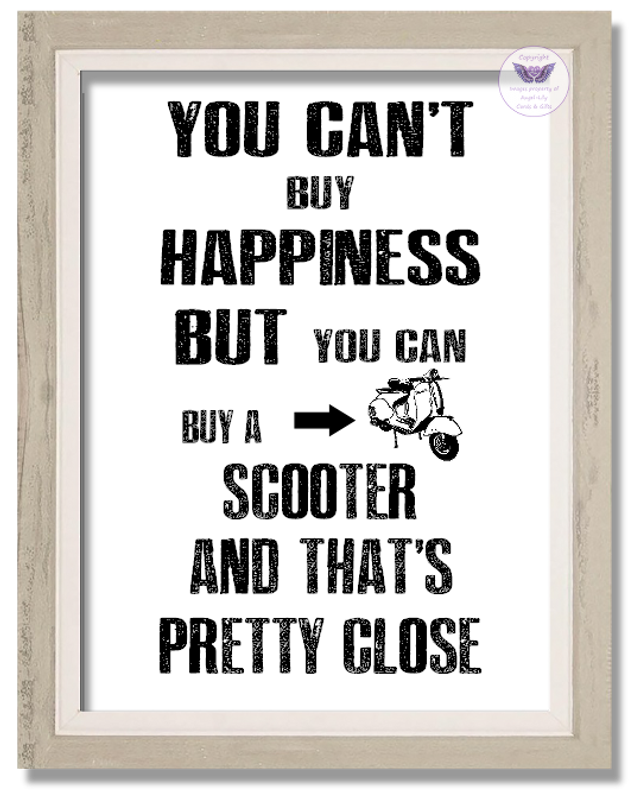 Scooter Weekender Framed Print - FR10