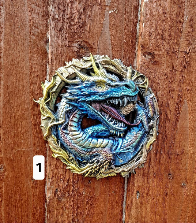DRAGON WALL PLAQUE 