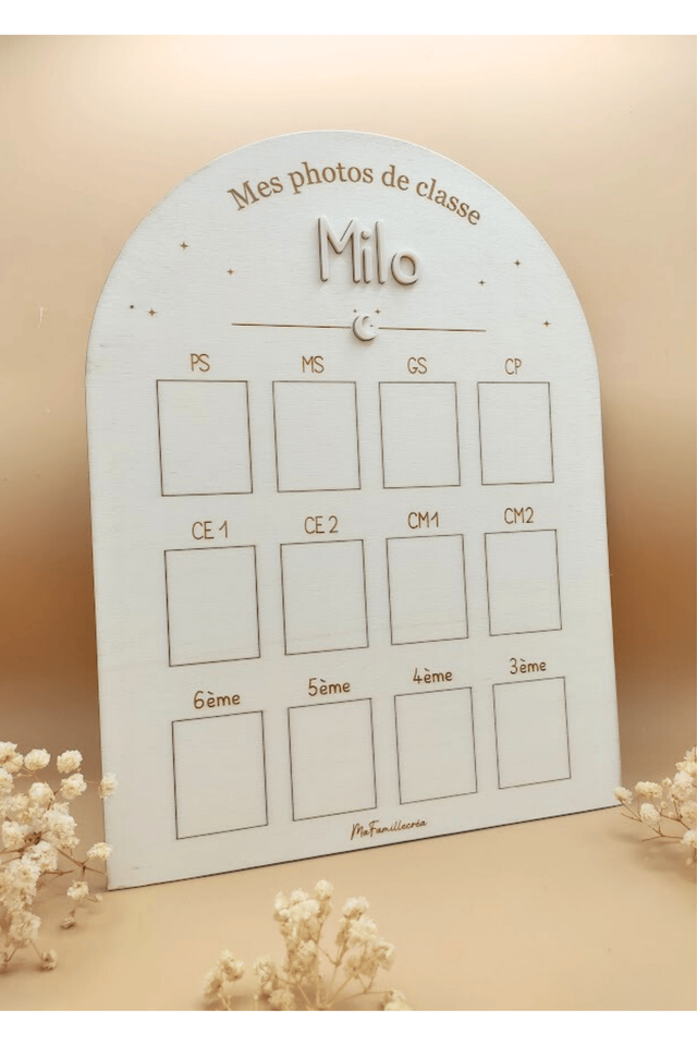 Plaque photos de classe - LUNE
