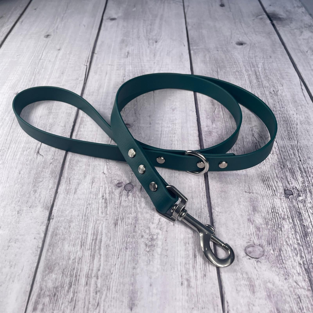 Forest Green Waterproof BioThane® Lead