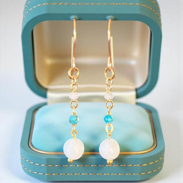 Boucles d’oreilles Éclat d’Azur