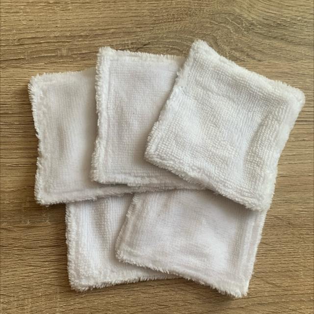 Lot de 5 lingettes lavables