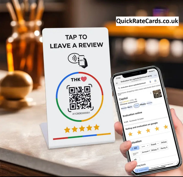  QuickRate Review Stand Only (NFC + QR Enabled)
