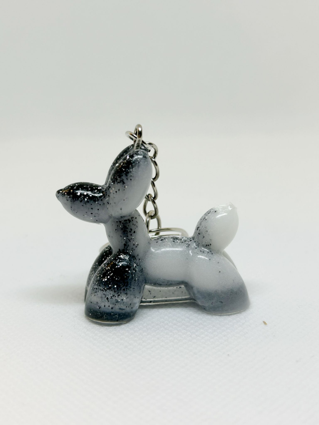 Porte-clé chien ballon