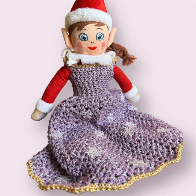 Robe Célesta Violine et dorée 