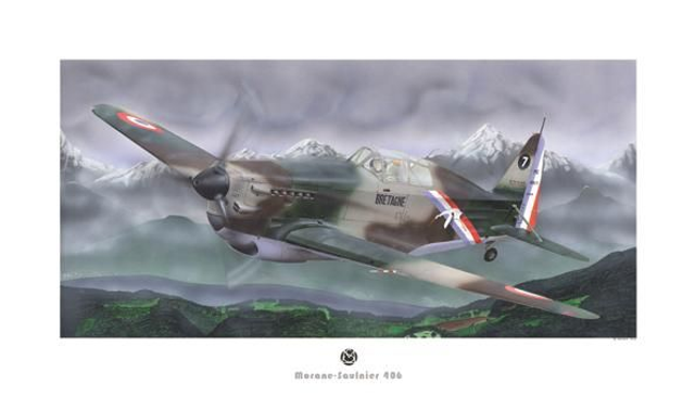 Tirage Papier TN03 "Morane Saulnier 406"