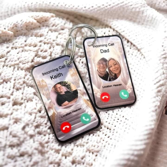 Heaven calling keyring