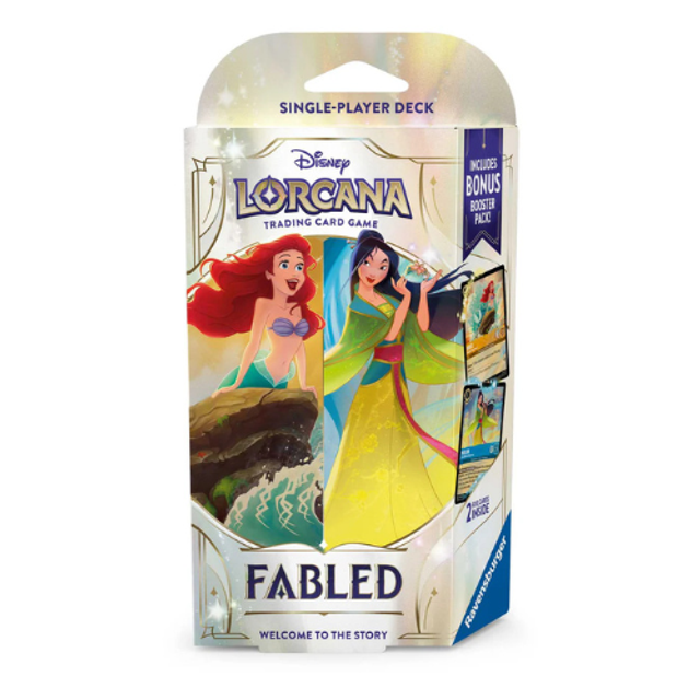 Disney Lorcana Fabled Starter Deck - Ariel and Mulan