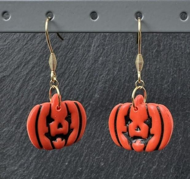 Boucles d&#039;oreilles citrouilles 