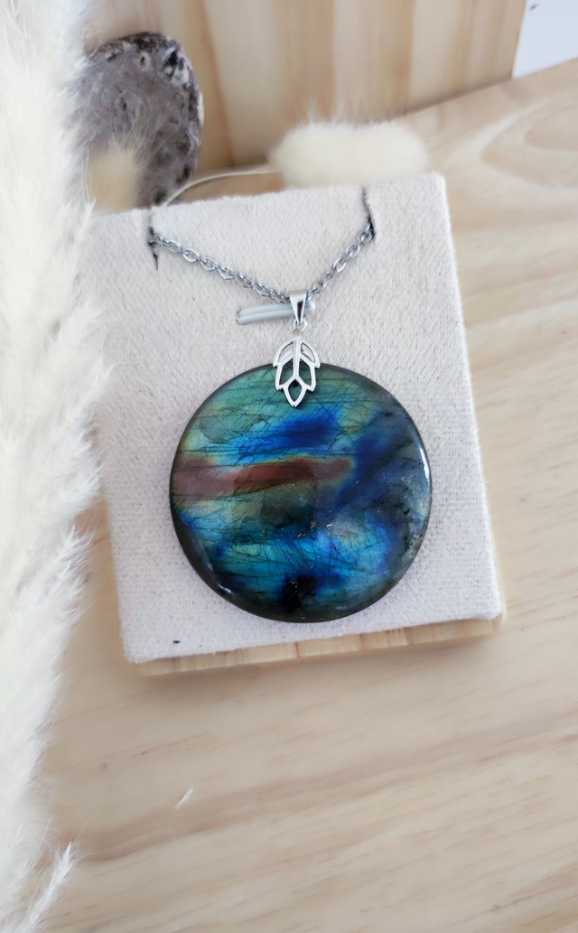 Pendentif Labradorite N°28 (pièce assez lourde) 