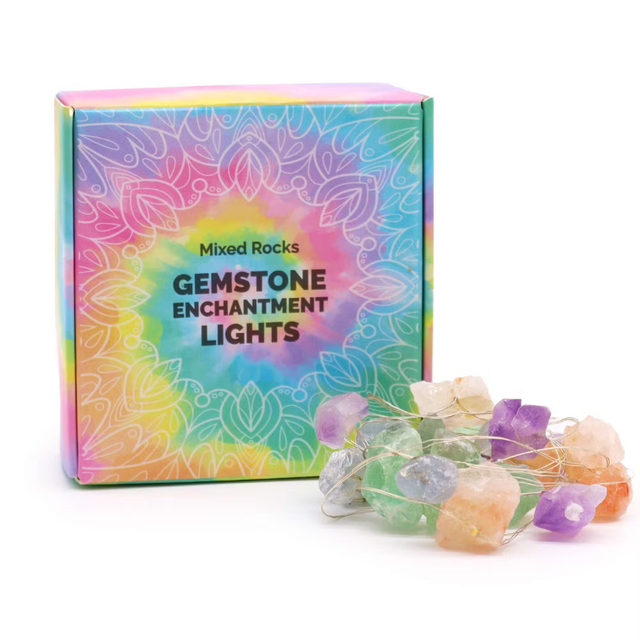 Crystal Enchantment LED Light String – Mixed Gemstones