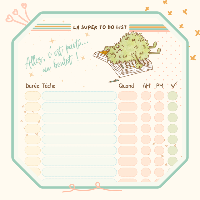 To-do List - Avec planification dans le temps