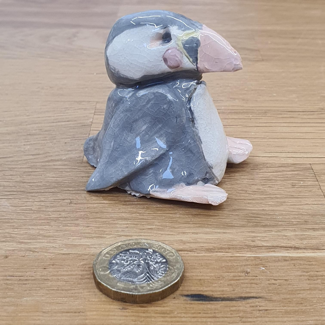 Puffin sculpture 
