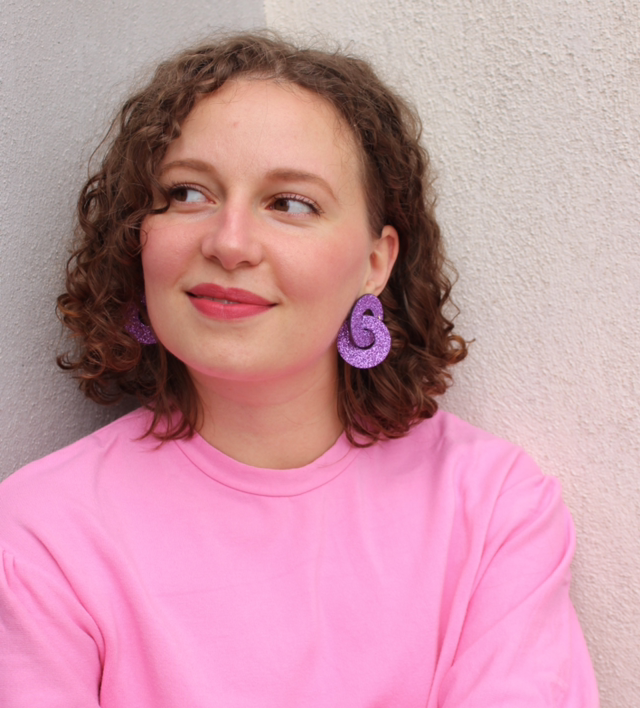 Billy • violet pailleté