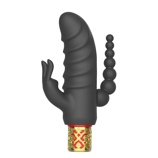 Vibrador Triplo Prazer com Bullet Removível