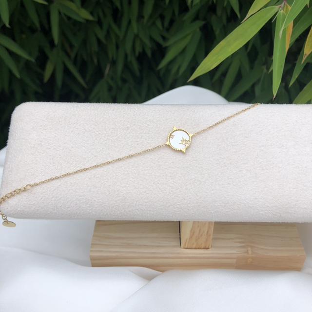 Melissa* bracelet nacre etoiles