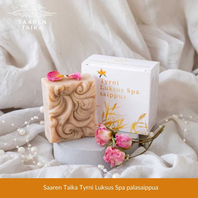  Tyrni Luksus Spa Saippua | Luonnollinen,  vegaaninen, luomu | Saaren Taika