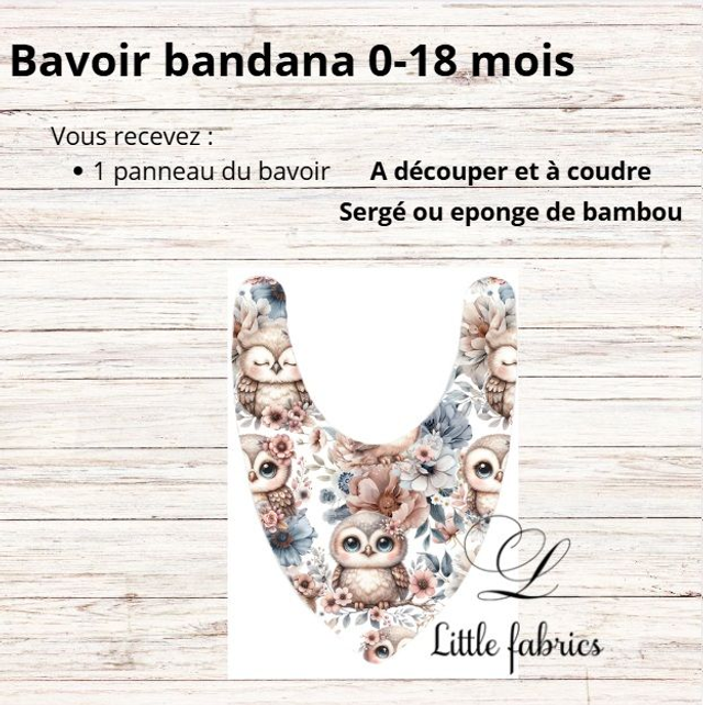 Panneau bavoir chouette