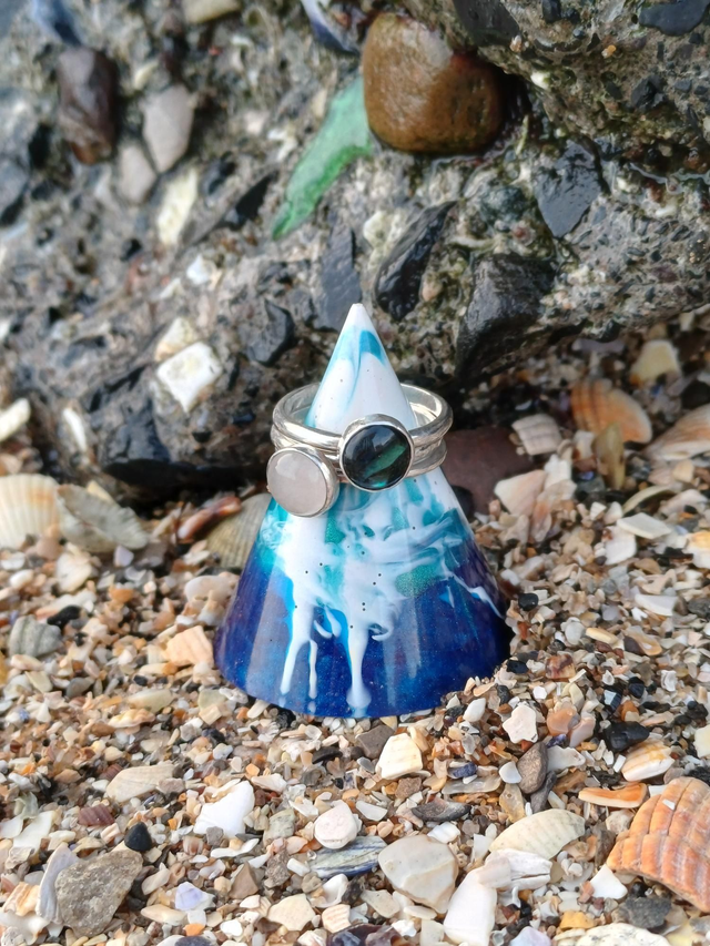 Shoreline Layers Stacking Rings Trio 