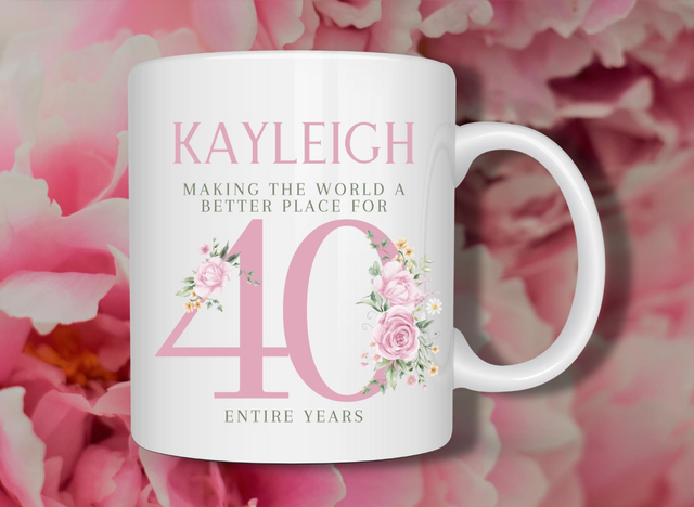 Personalised Birthday mugs