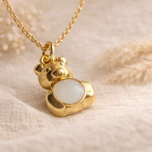 Smykke bjørn • 18k gullbelagt • Marita