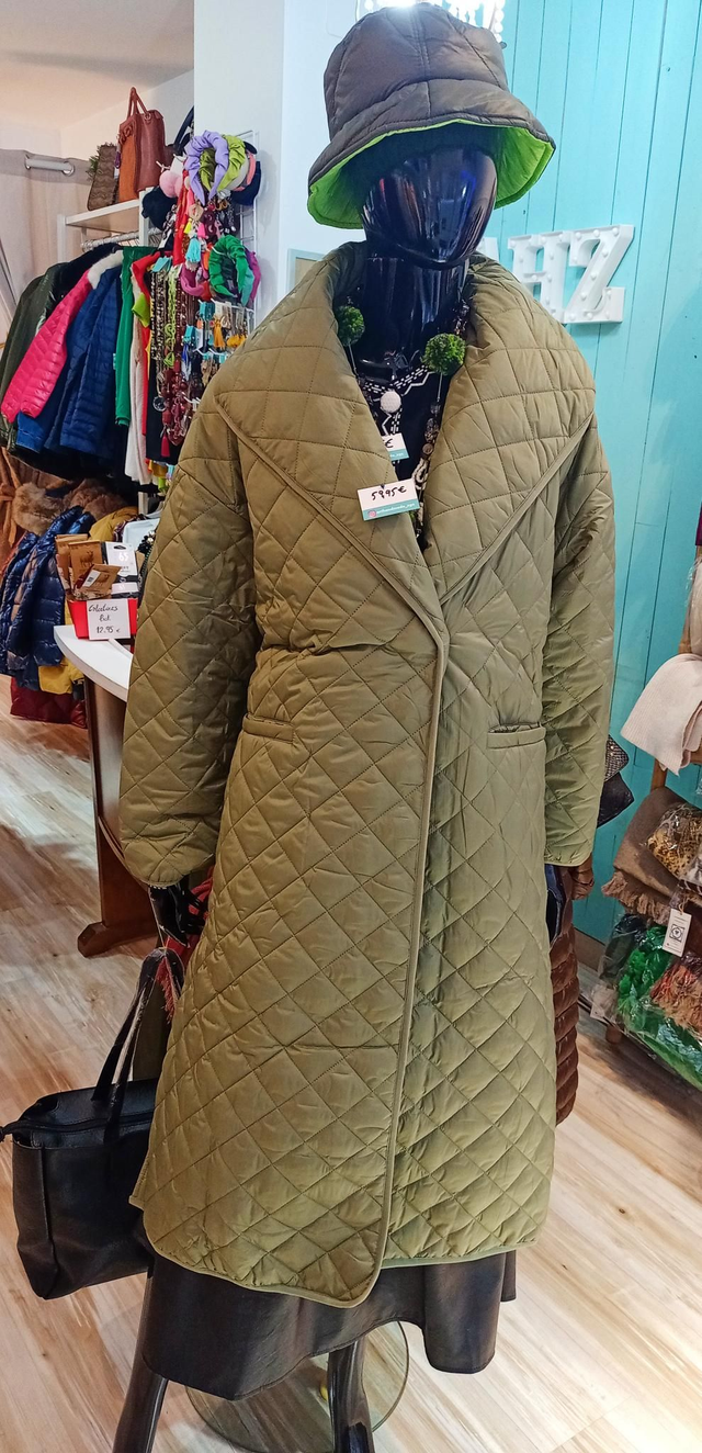 Abrigo Maxi verde oliva 