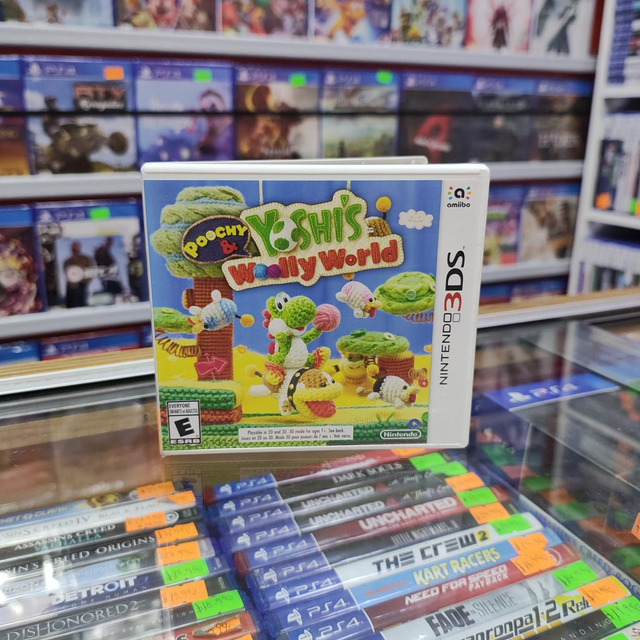 Poochy And Yoshis Woolly World Usado