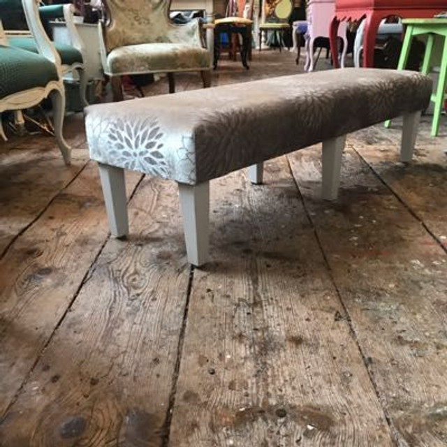 Sitzbank Flurbank/ Kinderbank Hocker   gepolstert 