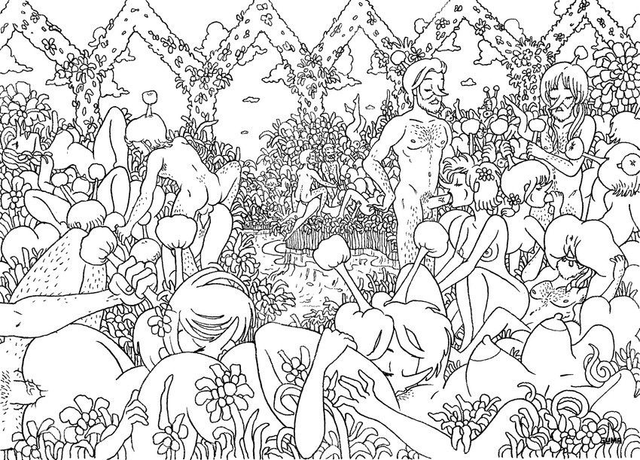 SURUBA PARA COLORIR #2 (+18)