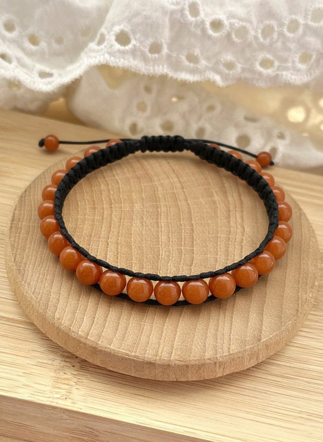 Bracelets en cornaline taille femme