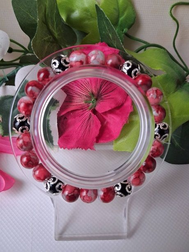 Bracelet perles de verre