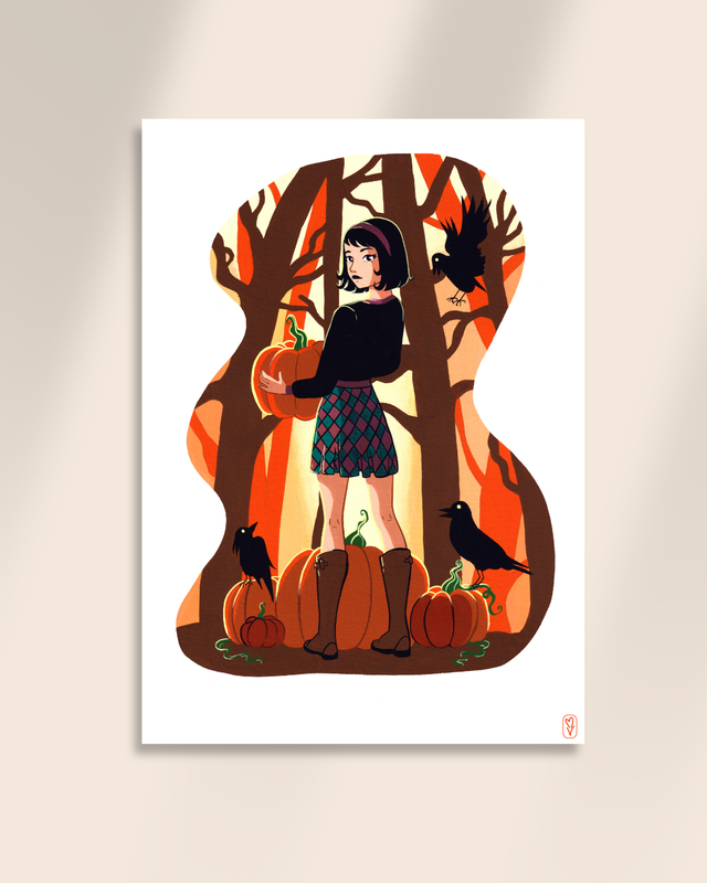Pumpkin forest A5