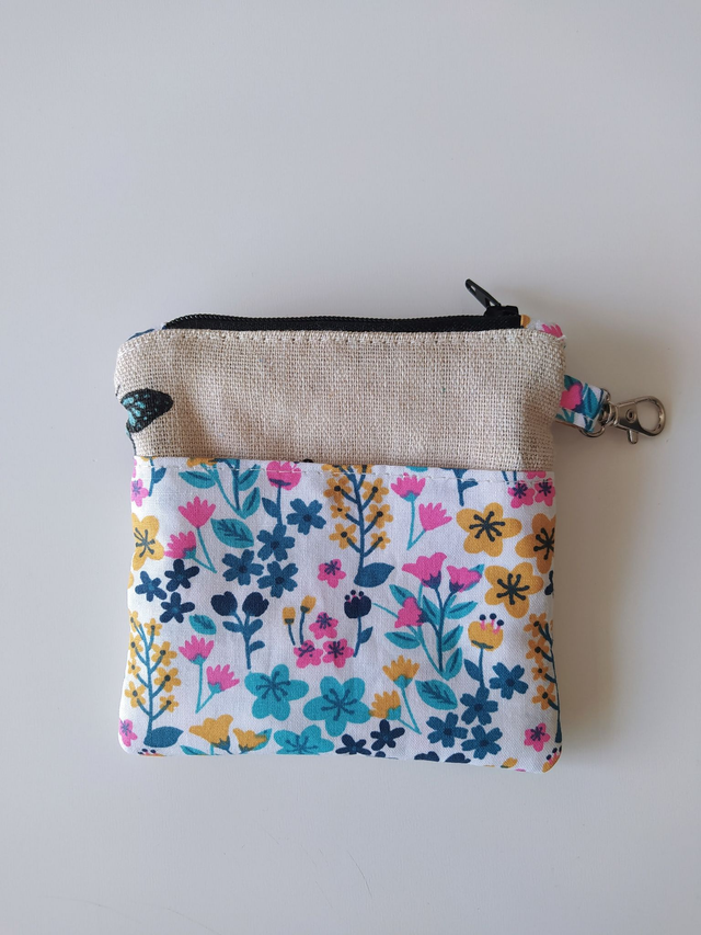 Porte-monnaie double zip