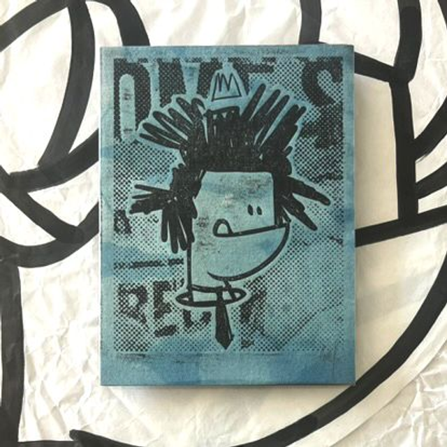 Xylo Jean-MICHEL Cyano 18x24 cm sans cadre