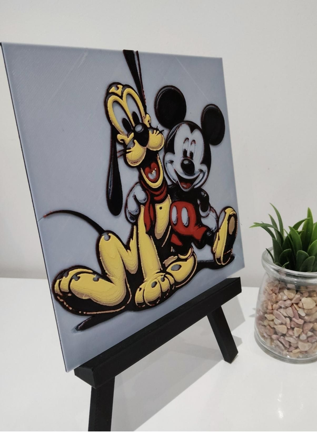 Mickey & Pluto