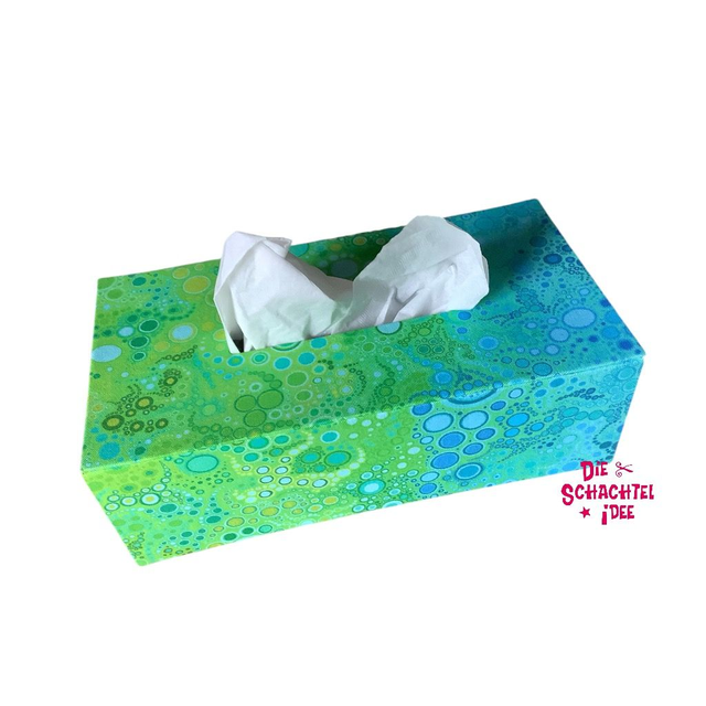 Kosmetiktücherbox „Farbrausch“