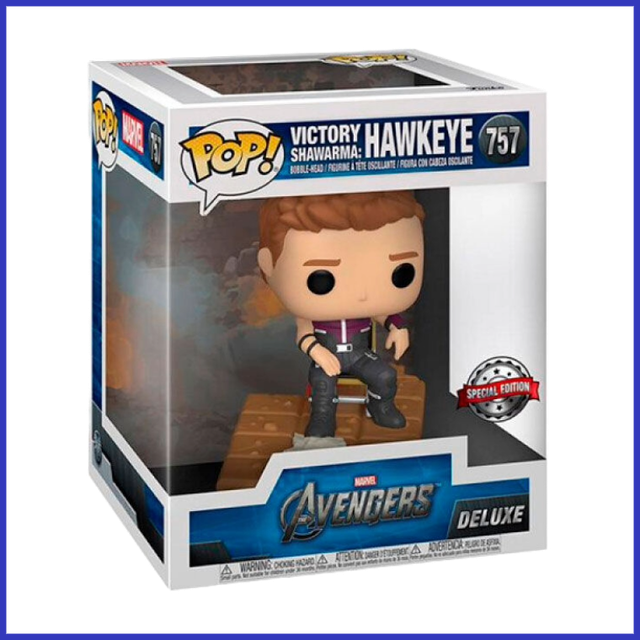 POP figure Marvel Avengers Hawkeye Victory Shawarma Exclusive #757