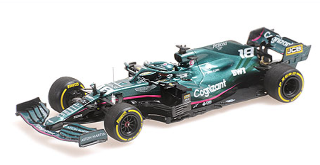 Aston Martin AMR21 L. Stroll Bahrain GP 2021 Formel 1 1:43